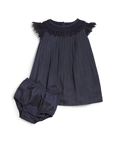 Ralph Lauren Infant's Satin Crepe Dress 0406523822639