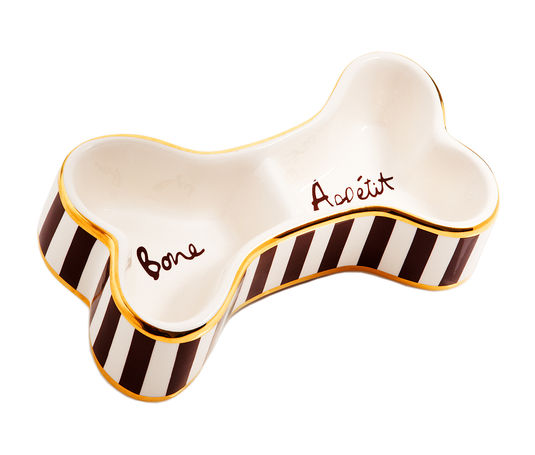 Bon Appetit HENRI BENDEL BONE DOG BOWL