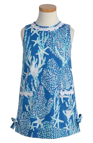 Lilly Pulitzer® 'Little Lilly' Shift Dress (Toddler Girls, Little Girls & Big Girls) in Brewster Blue