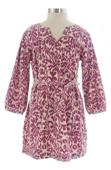 Peek 'Farrah' Print Cotton Dress (Toddler Girls, Little Girls & Big Girls)