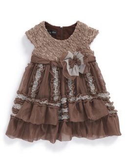 Isobella & Chloe 'Reese' Cap Sleeve Dress (Baby Girls)