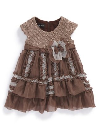 Isobella & Chloe 'Reese' Cap Sleeve Dress (Baby Girls)
