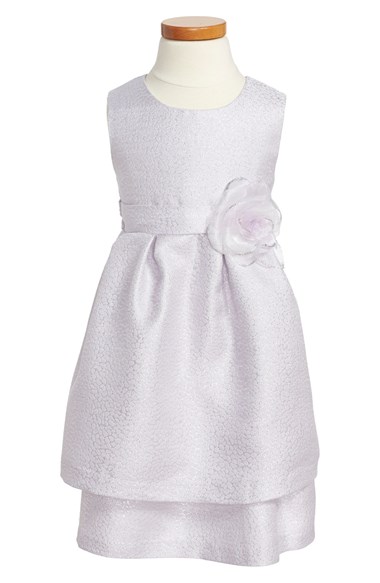 Pippa & Julie Metallic Brocade Party Dress (Toddler Girls, Little Girls & Big Girls)