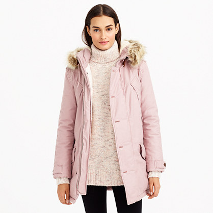 J.Crew BURBRIDGE PARKA item b6079 in Warm Taupe