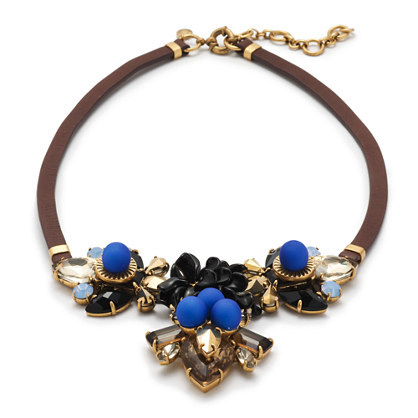 J.Crew BLUE SPHERE NECKLACE item c2246 in Bistro Blue