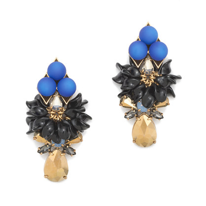 J.Crew BLUE SPHERE EARRINGS item c2251 in Bistro Blue