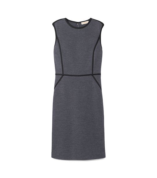 Tory Burch marcia DRESS in Charcoal Mel