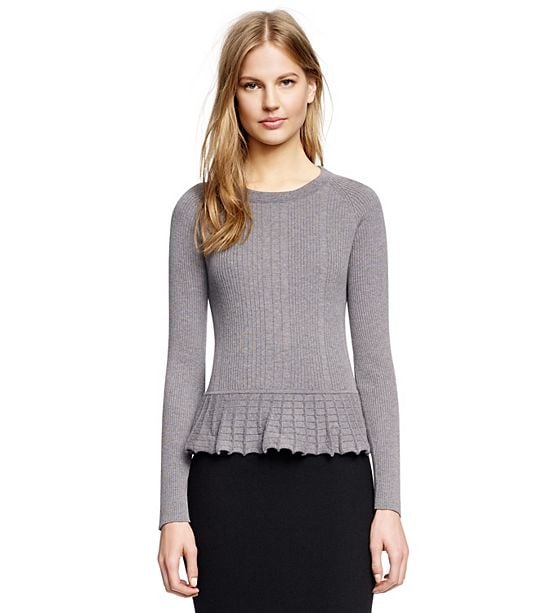 Tory Burch sienna SWEATER in Grey Mel