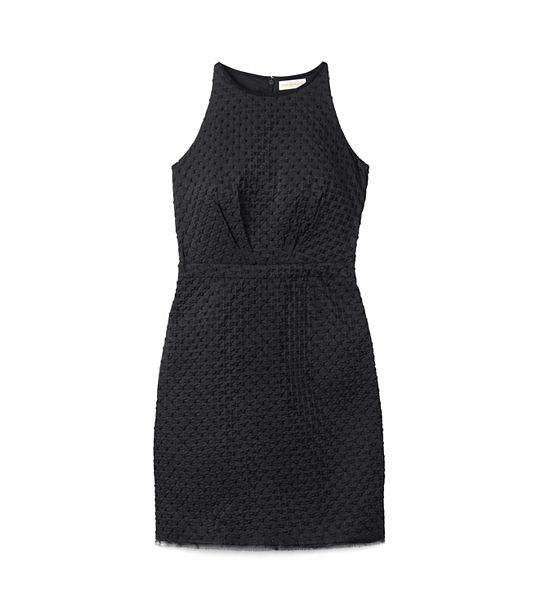 Tory Burch embroidered ivana DRESS in Black