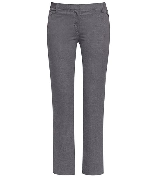 Tory Burch kane Wool PANT in Gray Melange