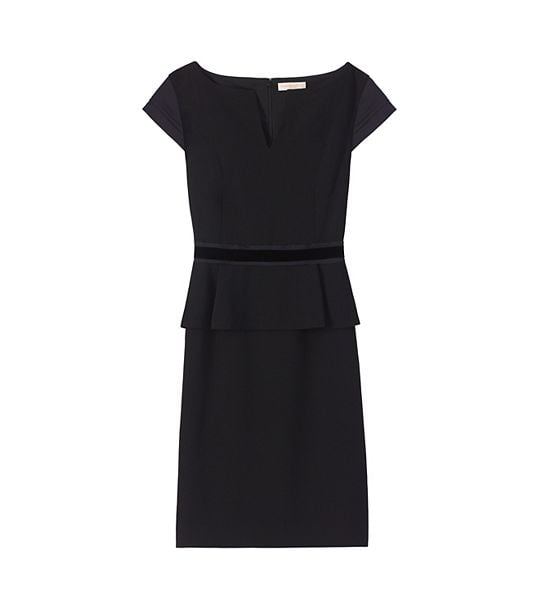 Tory Burch peplum ashley DRESS in black