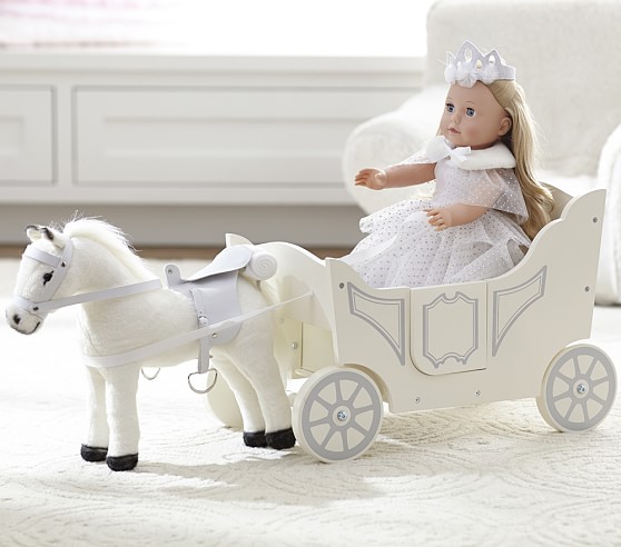 Doll Carriage & Horse Pottery Barn Kids Gotz Doll