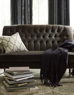 Pottery Barn ROOSEVELT UPHOLSTERED SETTEE