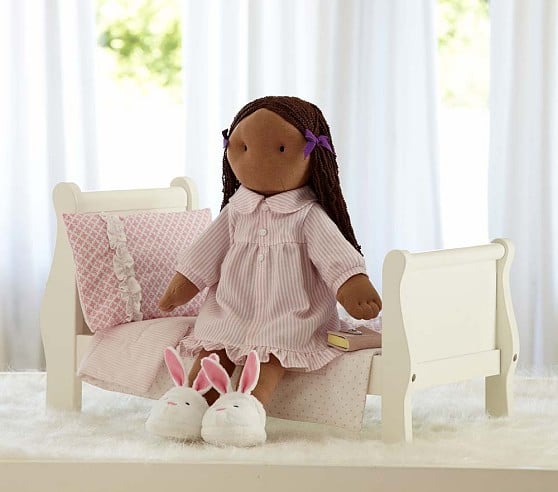 Doll Sleigh Bed. Pottery Barn Kids