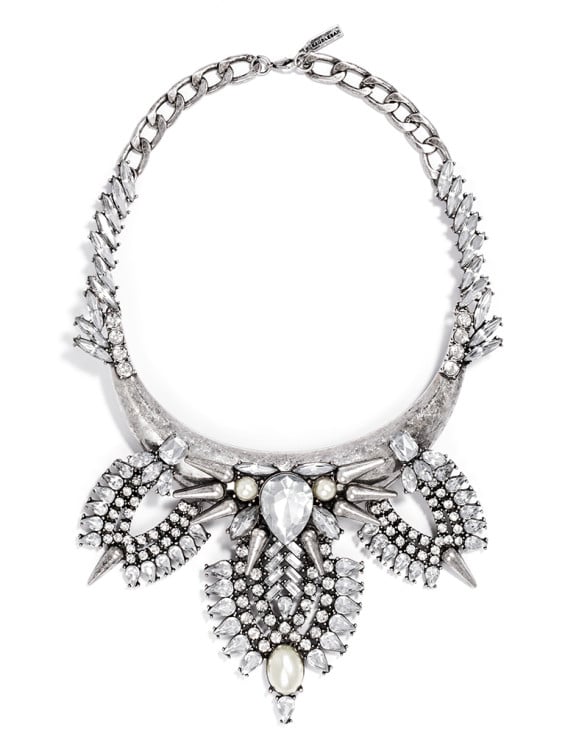 PEARL ORWELL Crystal Bib Statement Necklace
