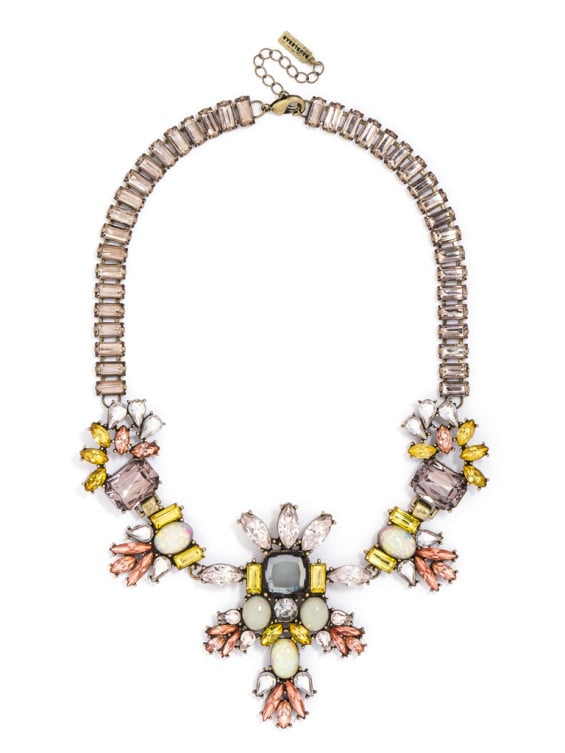VIOLA GEM BIB Necklace in Pink. BaubleBar