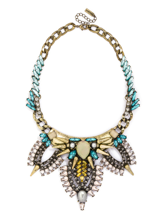 RAINBOW ORWELL BIB Statement Necklace