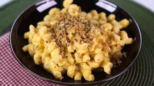 Learn to make the delicious lightened up squash mac and cheese that Clinton Kelly made on "The Chew" on Wednesday, January 7, 2015.