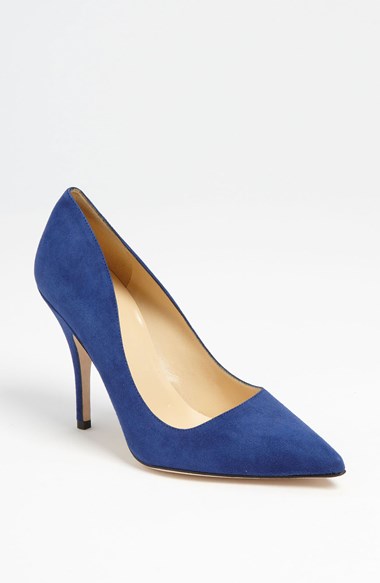 kate spade new york 'licorice too' pump in Cobalt Suede