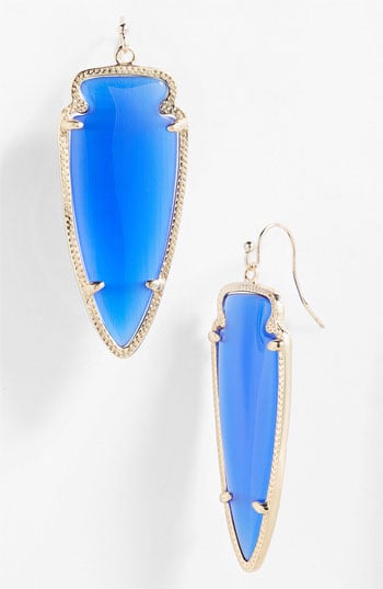 Kendra Scott 'Skylar Spear' Statement Earrings in Cobalt Blue