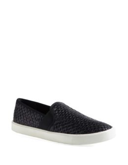 Vince 'Preston' Woven Slip-On Sneaker (Online Only) in Black