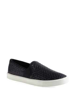 Vince 'Preston' Woven Slip-On Sneaker (Online Only) in Black