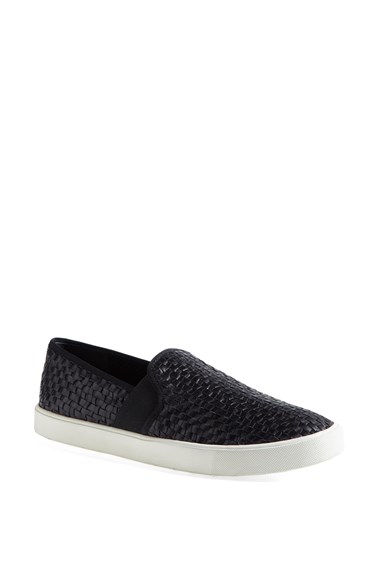 Vince 'Preston' Woven Slip-On Sneaker (Online Only) in Black