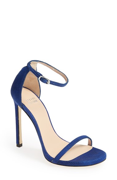 Stuart Weitzman 'Nudist' Sandal (Women) in Cobalt