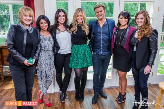 Don't you just love the "fob", messy boho beach waves and updo? These are three of the hottest trends! Be sure to watch the video below with Cristina Ferrare, Debbie Matenopoulos and hairstylist Kim Vo. Hallmark Home & Family. © 2014 Crown Media United States, LLC Alexx Henry Studios, LLC / Jeremy Lee