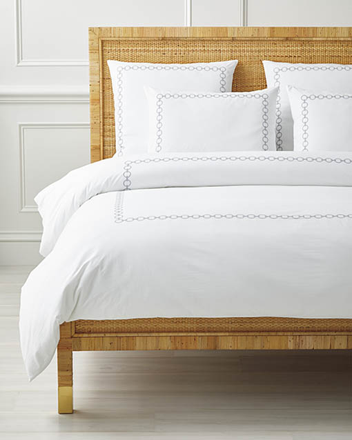 Serena and Lily Bel Air Duvet Cover Smoke sale