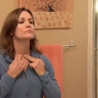 Please watch the video above to learn how to do an at-home neck check.