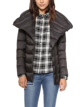 Mackage Qeren Down Puffer Jacket in Black