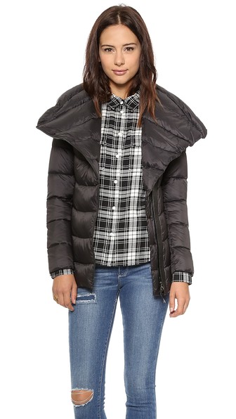 Mackage Qeren Down Puffer Jacket in Black