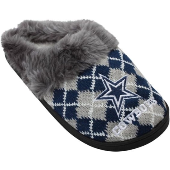 Dallas Cowboys Women’s Argyle Fur Slide