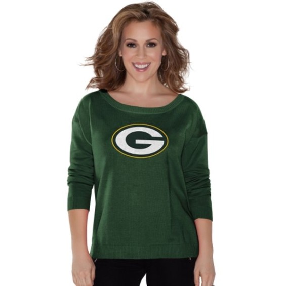 Touch by Alyssa Milano Green Bay Packers Women’s Green Britt Sweater