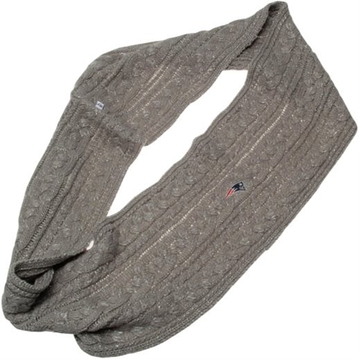 '47 Brand New England Patriots Ladies Kiowa Knit Infinity Scarf - Gray