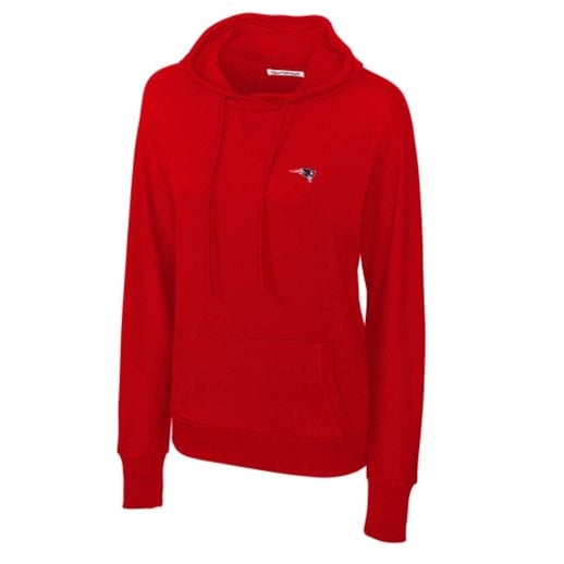 Cutter & Buck New England Patriots Ladies Possession Tri-Blend Hoodie - Red