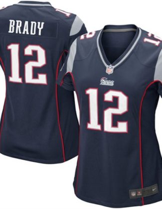Nike Tom Brady New England Patriots Women's Navy Blue Game Jersey
