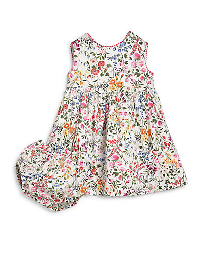 Oscar de la Renta Infant's English Garden Dress & Bloomers