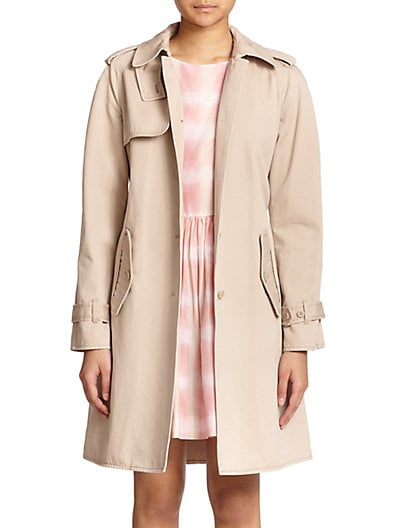 Marc by Marc Jacobs Classic Cotton Trench Coat in New Beige