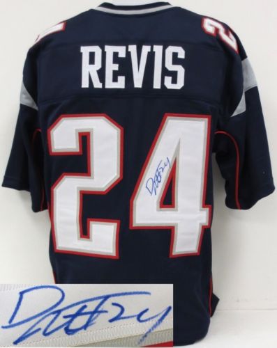 Darrelle Revis Autographed Jersey - Blue Custom SI