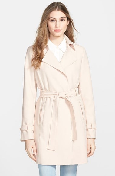 T Tahari 'Daphine' Belted Trench Coat in Rosewood