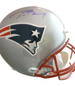 Tom Brady Autographed Helmet New England Patriots Super Bowl XLIX Super Bowl 49