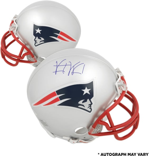 Vince Wilfork New England Patriots Autographed Mini Helmet