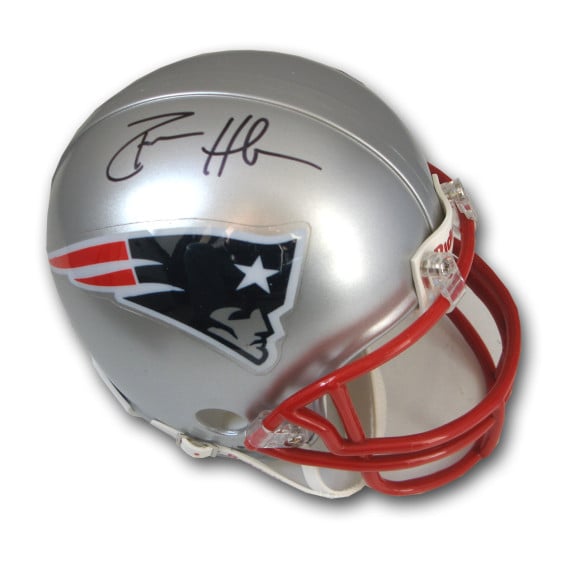 Dont'a Hightower Autographed Mini Helmet - Autographed Replica 