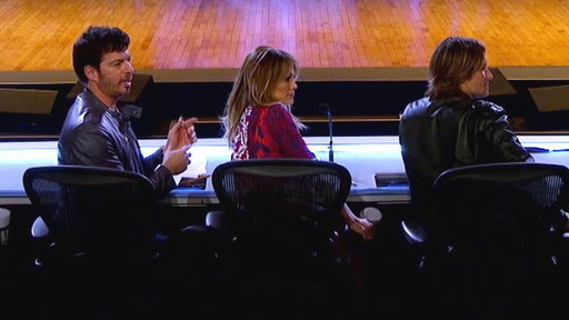 American Idol: Idol moments: Safe! Well that was nerve-wracking. With no indication from the judges as to their thoughts or decisions, performers were left wondering whether they'd advance to the next around...or be sent home. Then, with one announcement, all that anxiety evaporated. Be sure to watch the video below for details!!! Jennifer Lopez, Keith Urban, Harry Connick, Jr. 