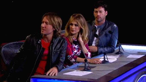 American Idol: Idol moments: Mixed messages. Sensing everyone's nervousness as they get called to perform, Keith Urban encourages the Hollywood hopefuls to "chill out a bit." Harry Connick, Jr, Idol's resident mischief-maker has some very different advice for the crowd.