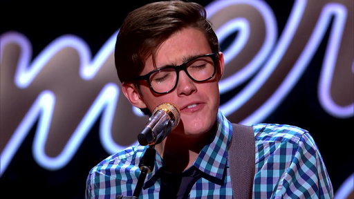 American Idol: Hollywood week. Trevor Douglas. You've got your staple Idol songs that, when performed well, are always a treat to hear. But sometimes you want to hear someone cut loose with a left field choice. Thank goodness for Trevor, opting for the theme song from the second "Hobbit" movie.