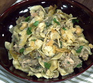 Learn how to make the delicious tuna noodle casserole that chef Michael Symon made on "The Chew" on Tuesday, February 24th.