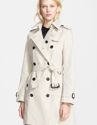 Burberry London 'Buckingham' Double Breasted Trench Coat